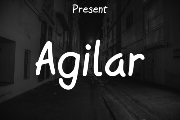 Agilar: The Modern Script Typeface for Campaigns