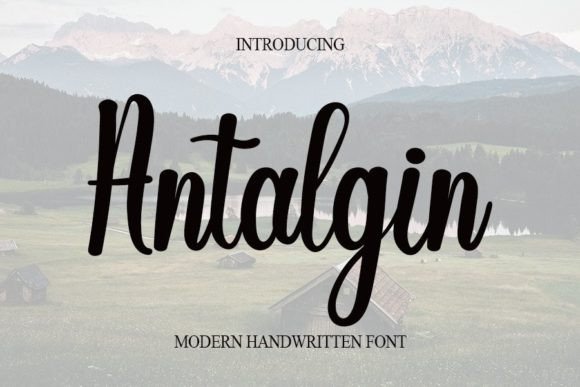 Antalgin: A Sweet Handwritten Font for Your Brand
