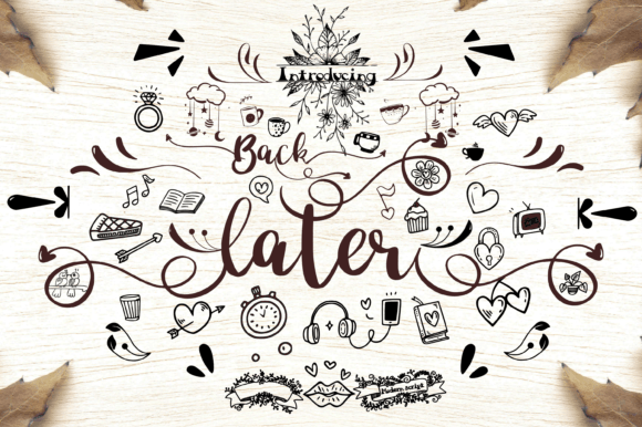 Back Later: A Premium Font for Business Branding with Personality
