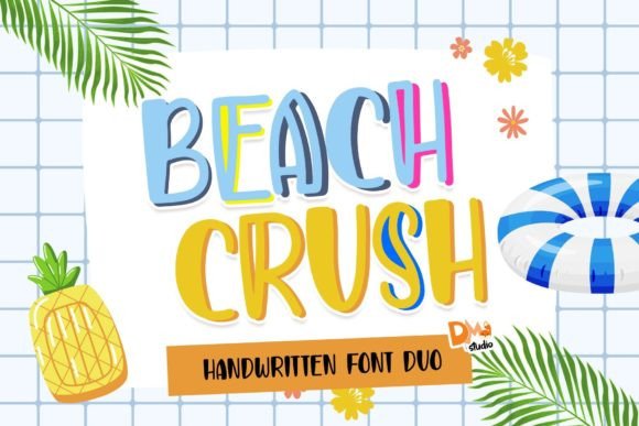 Beach Crush: A Playful Handwritten Font for Web Design