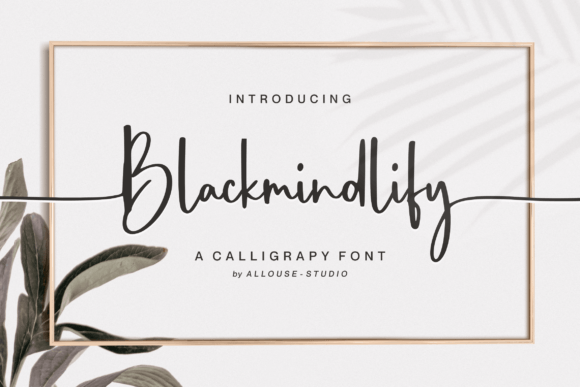 Blackmindlify: A Handwritten Font for Campaigns