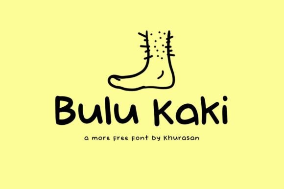 Bulu Kaki: A Quirky Handwritten Font for Modern Brands
