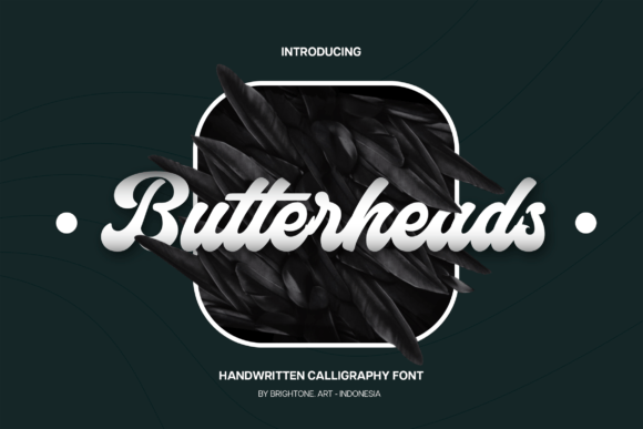 Butterheads: A Bold Script Font for Web Design