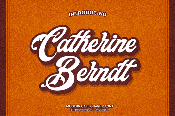 Catherine Berndt: Elevating Brand Identity with a Refined Script Font