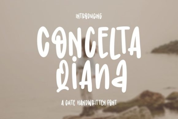 Concelta Qiana: A Whimsical Handwritten Font for Editors
