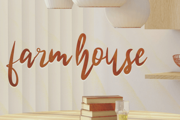 Farm House: A Handwritten Font for Crafters and Makers