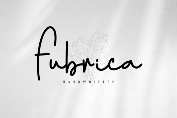 Fubrica: A Whimsical Handwritten Font for Modern Editorial Design