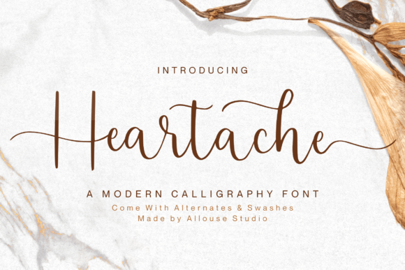 Heartache: A Handwritten Font That Elevates Craft and Product Design