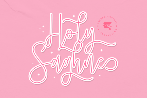 Holy Saghne: A Script Font That Elevates Editorial Design