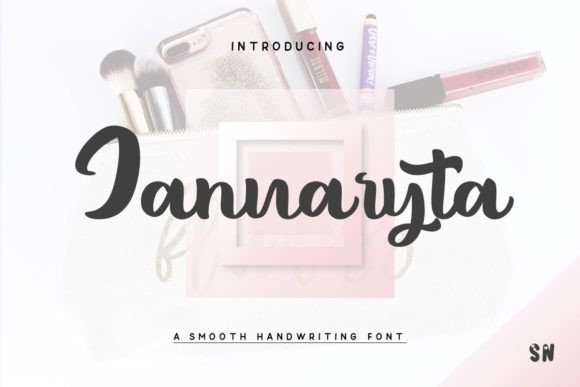 Januaryta: A Smooth Handwritten Font for Calm, Cute Branding Projects