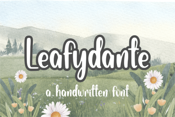 Leafydante: A Handwritten Font for Modern Web and Brand Design