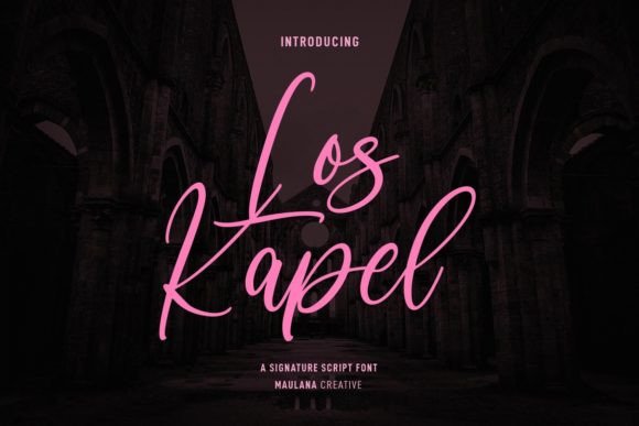 Los Kapel: A Versatile Script Font That Elevates Small Business Branding