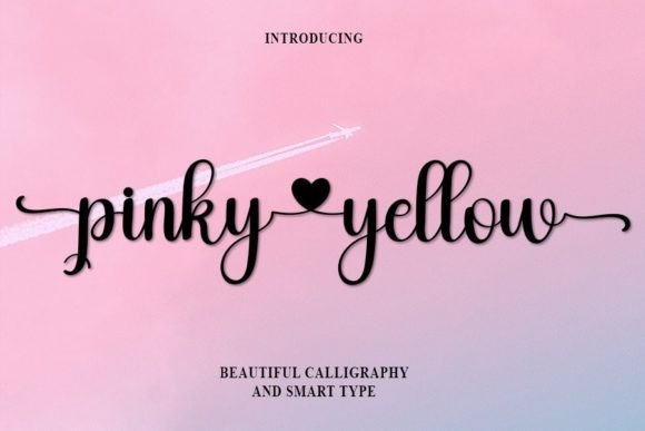 Pinky Yellow: A Modern Handwritten Font for Makers
