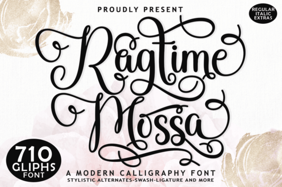 Ragtime Mossa: A Maker's Dream Font for Handmade Labels, Invitations & More