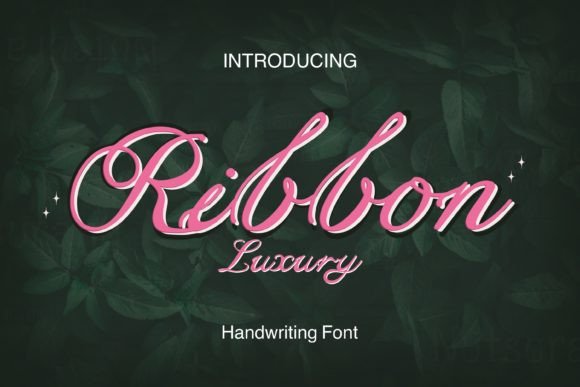 Ribbon Luxury: The Elegant Script Font for Your Brand