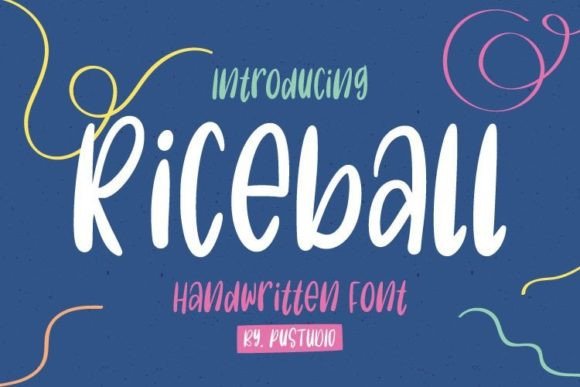 Riceball: A Cute Handwritten Font for Makers