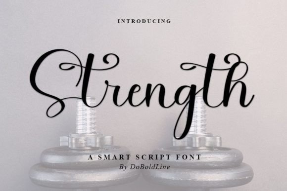 Strength Font Review: A Stylish Handwritten Typeface for Modern Brand Campaigns