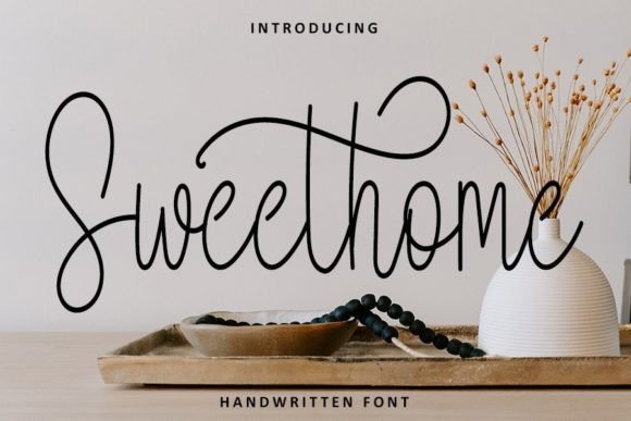 Sweethome: A Timeless Handwritten Font for Editorial Design