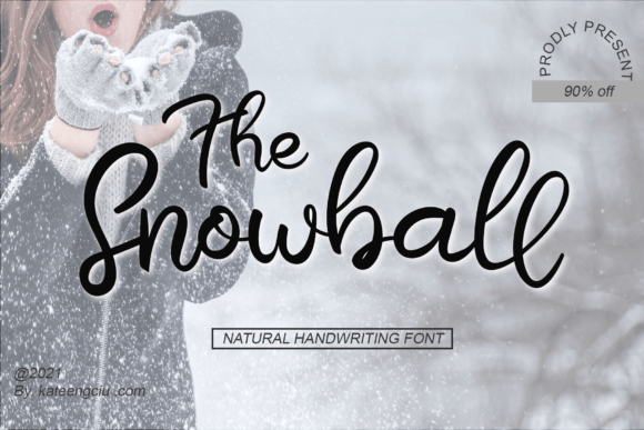 The Snowball: A Playful Handwritten Font for Modern Web Design