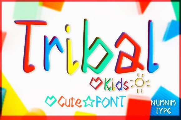 Tribal Kids: A Playful Handwritten Font for Modern Editorial Design