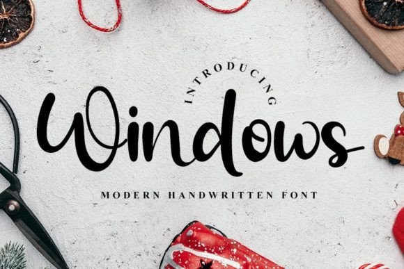 Windows: A Timeless Handwritten Font for Makers