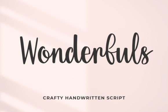 Wonderfuls: A Sweet Script Font for Modern Web Design Projects