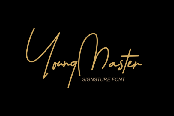 Young Master: A Stylish Handwritten Font for Crafters and Makers